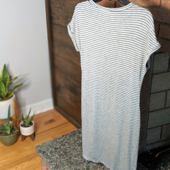 Alya Stripped T-shirt Dress - Picture 5 of 5